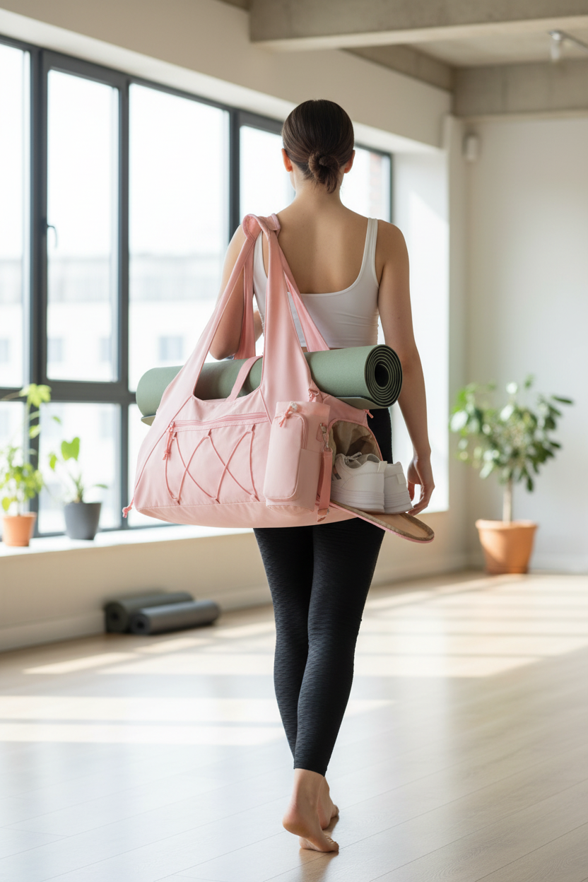 Studio carry shot
